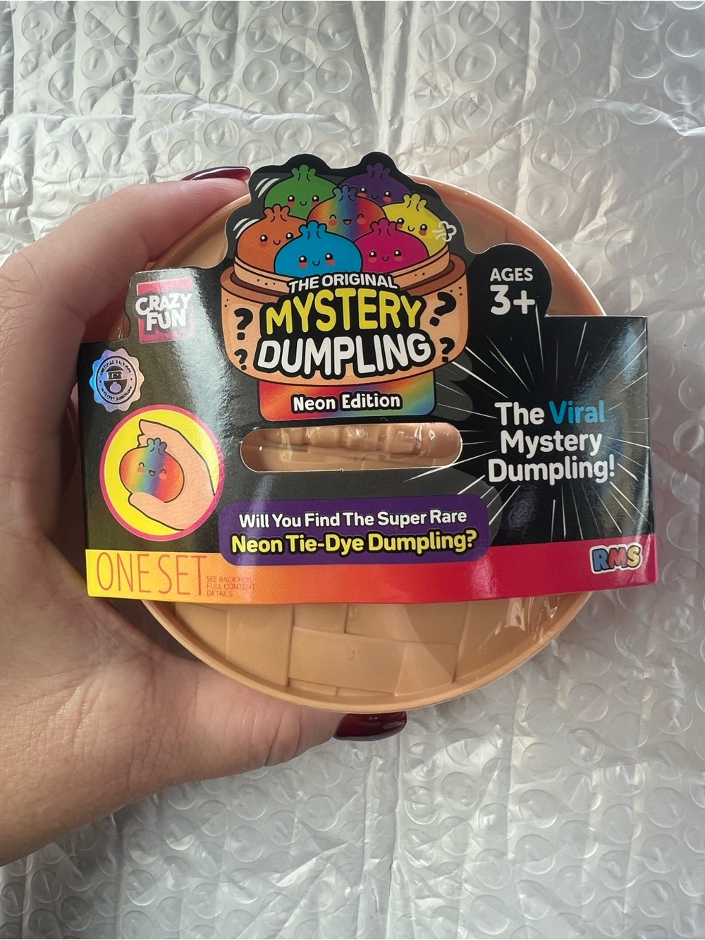 NWT Authentic Five Below Mystery Squishy Dumpling - Neon Edition